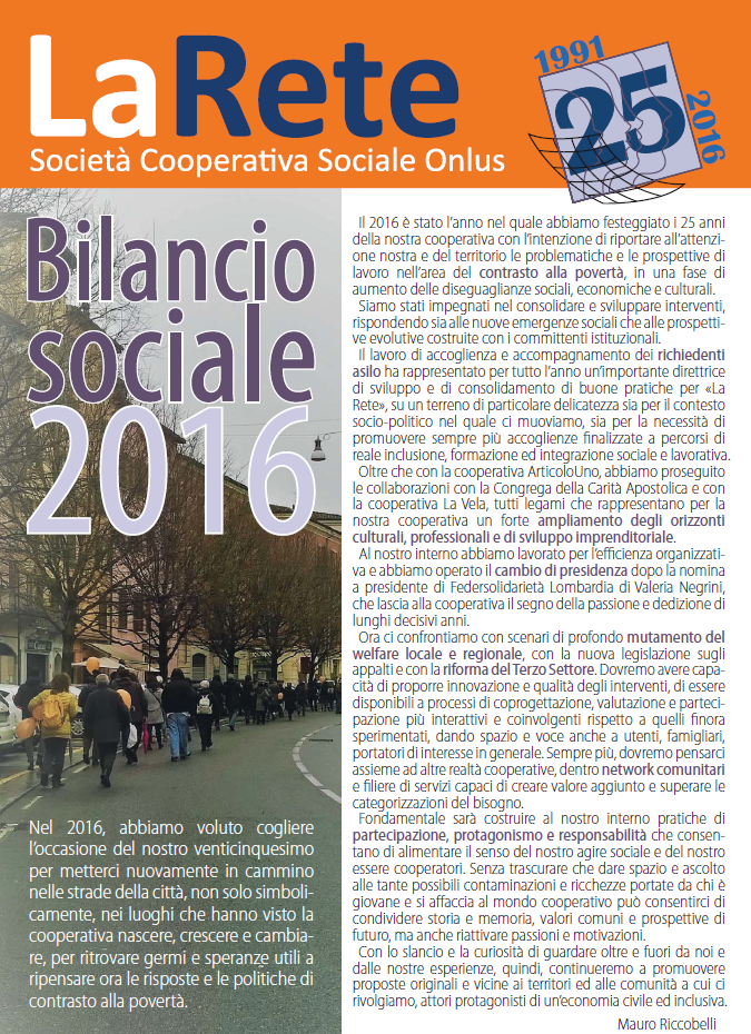 Bilancio Sociale 2016